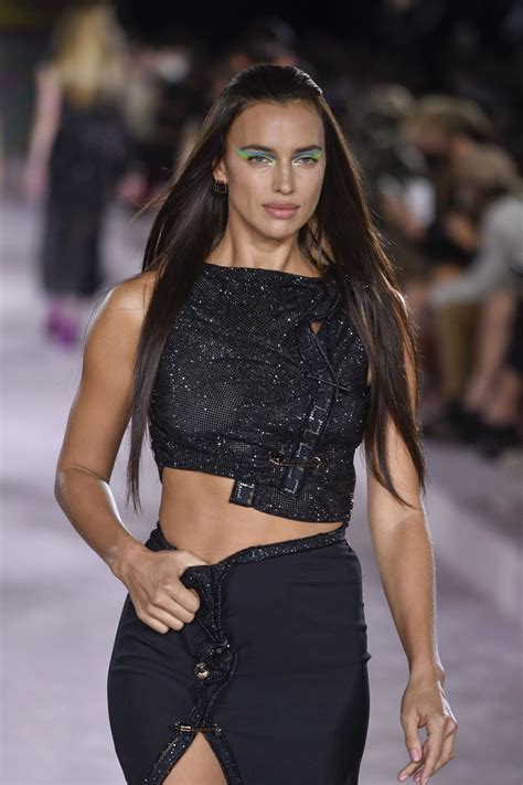 irina shayk versace|irina shayk versace fashion.